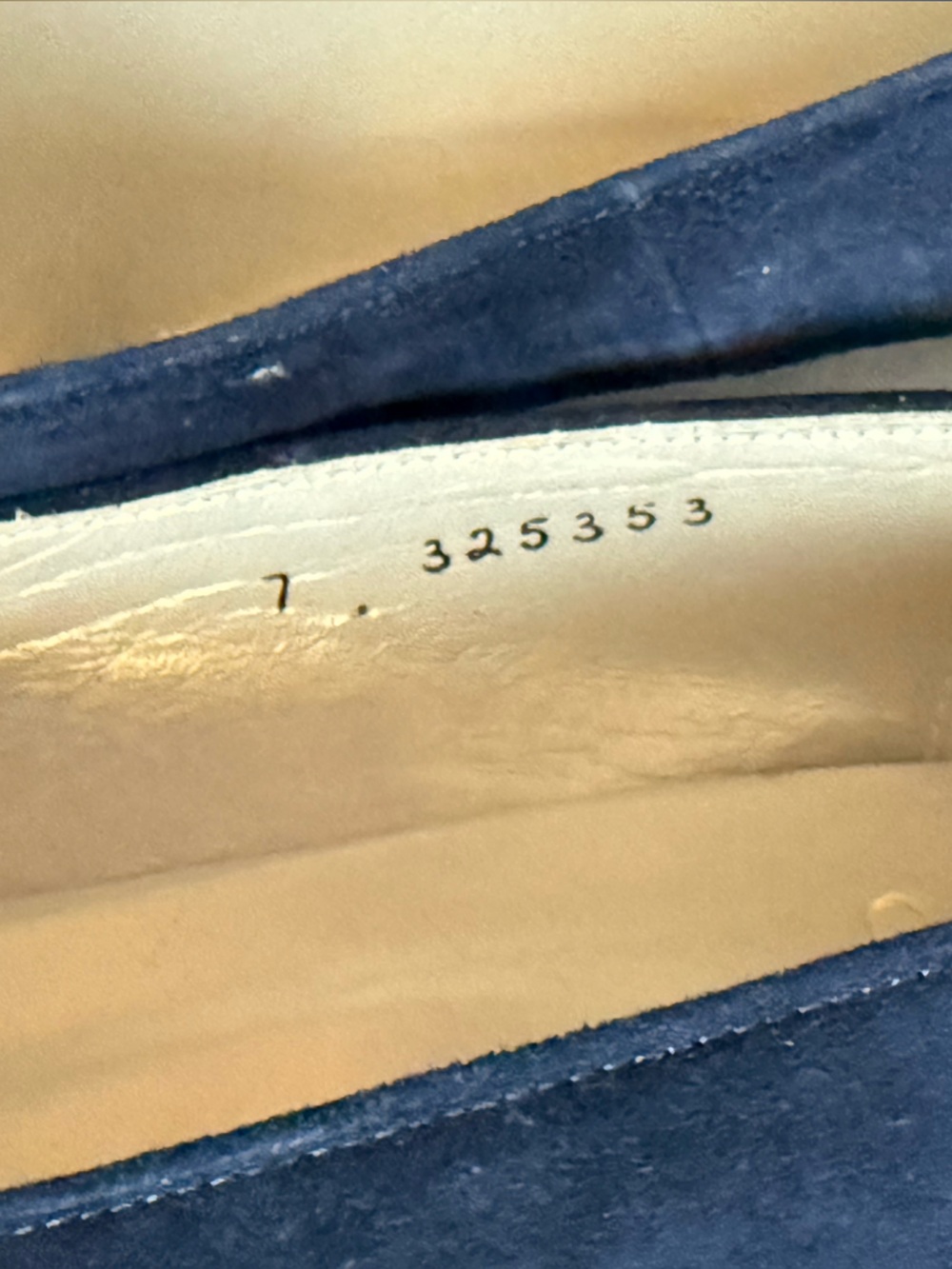 Vintage Dior CD logo flats with rare suede Dior low heel - Picture 3 of 9